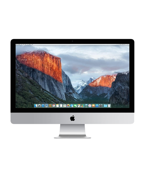 Refurbished iMac 27 Zoll | Core i5 3.2 GHz | 1 TB Fusion | 16 GB RAM | Silber (5K, Retina, Ende 2015)