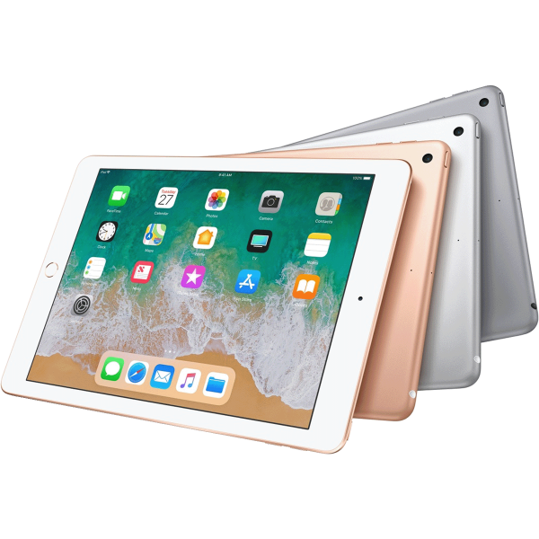 Refurbished iPad 2018 128GB WiFi Spacegrau | Ohne Kabel und Ladegerät