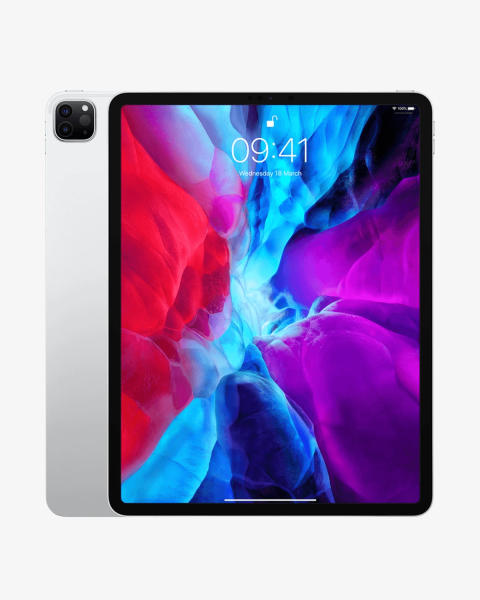 Refurbished iPad Pro 12.9-inch 512GB WiFi + 4G Silber (2020) | Ohne Kabel und Ladegerät