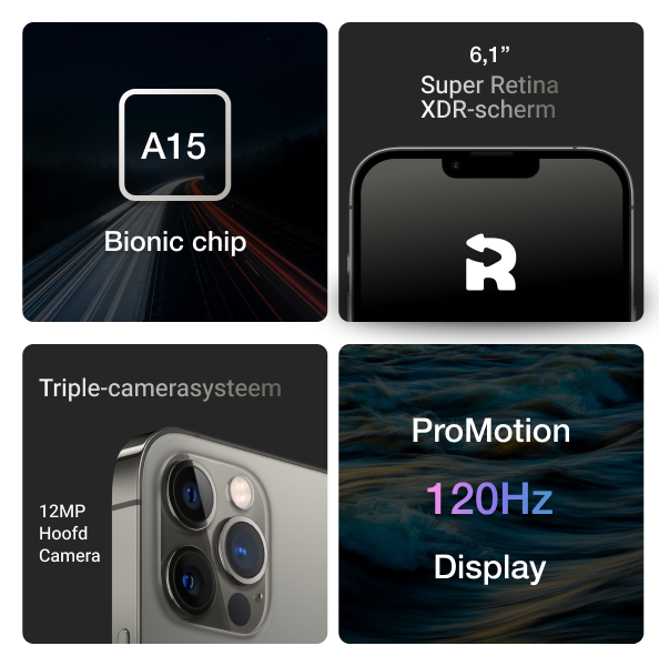 Refurbished iPhone 13 Pro 128GB Graphit