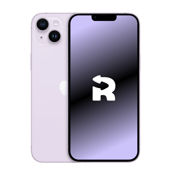 Refurbished iPhone 14 Plus 128GB Violett | Ohne Kabel und Ladegerät