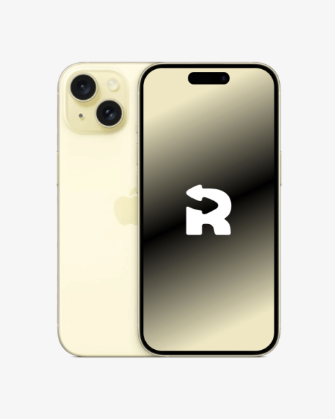 Refurbished iPhone 15 128GB Gelb