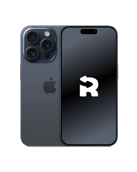 Refurbished iPhone 15 Pro 256GB Titan Blau