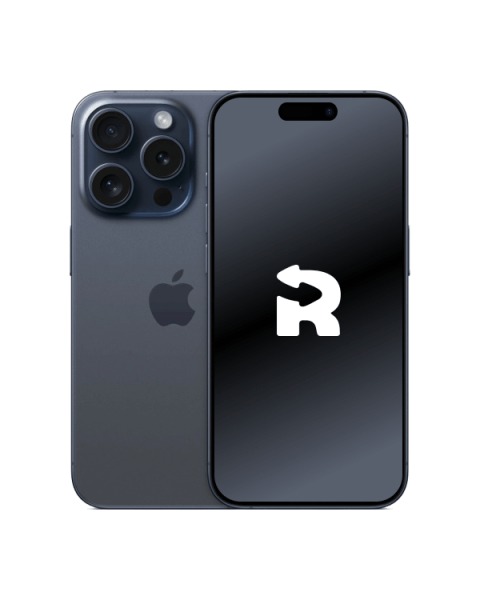 Refurbished iPhone 15 Pro 512GB Titan Blau