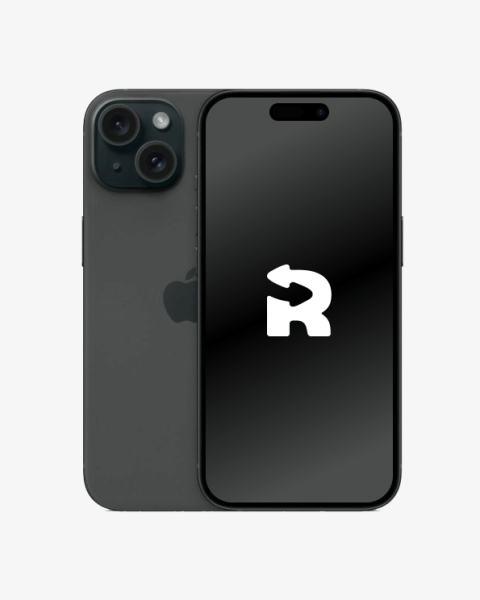 Refurbished iPhone 15 256GB Schwarz