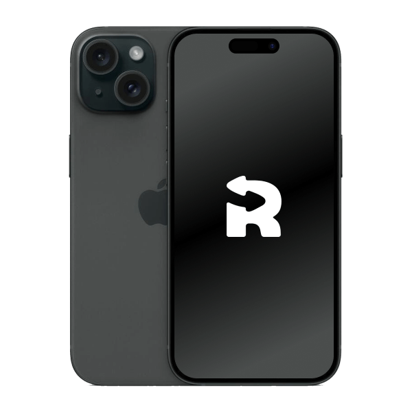 Refurbished iPhone 15 256GB Schwarz