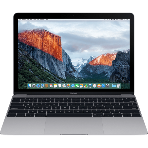 MacBook 12 Zoll | Kern m7 1,3 GHz | 256-GB-SSD | 8 GB RAM | Space Grau (2016) | Qwerty/Azerty/Qwertz