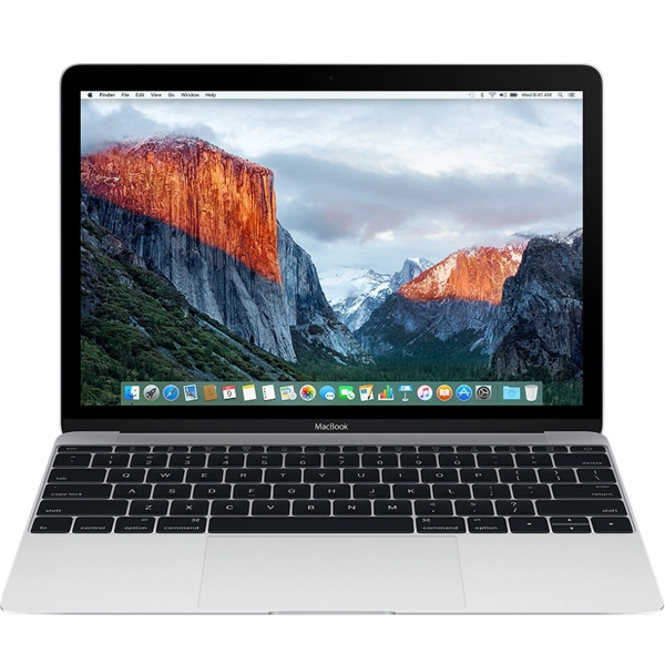 MacBook 12-Zoll | Core m7 1,3 GHz | 512 GB SSD | 8GB RAM | Silber (2016) | Retina | QWERTY (UK)