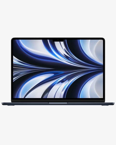 MacBook Air 13 Zoll | Apple M2 8-core | 256 GB SSD | 8 GB RAM | Mitternachtschwarz (2022) | 8-core GPU | Qwerty
