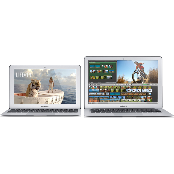 MacBook Air 13-Zoll | Core i5 1,3 GHz | 128-GB-SSD | 4GB RAM | Silber (Mitte 2013) | Qwerty