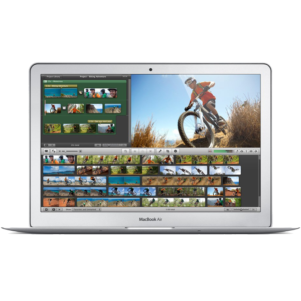 MacBook Air 13 Zoll | Core i5 1,3 GHz | 128-GB-SSD | 8 GB RAM | Silber (Mitte 2013) | Qwerty/Azerty/Qwertz