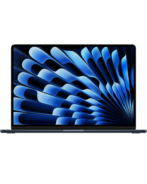 Macbook Air 15 Zoll | Apple M3 8-core | 512 GB SSD | 16 GB RAM | Mitternacht (2024) | 10-core GPU | Azerty