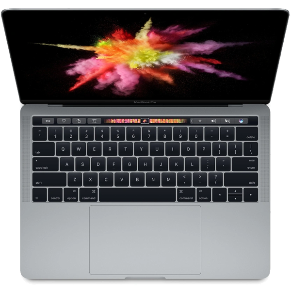 MacBook Pro 13 Zoll | Touch-Bar | Core i7 3,3 GHz | 256GB SSD | 16GB RAM | Spacegrau (2016) | Qwerty/Azerty/Qwertz