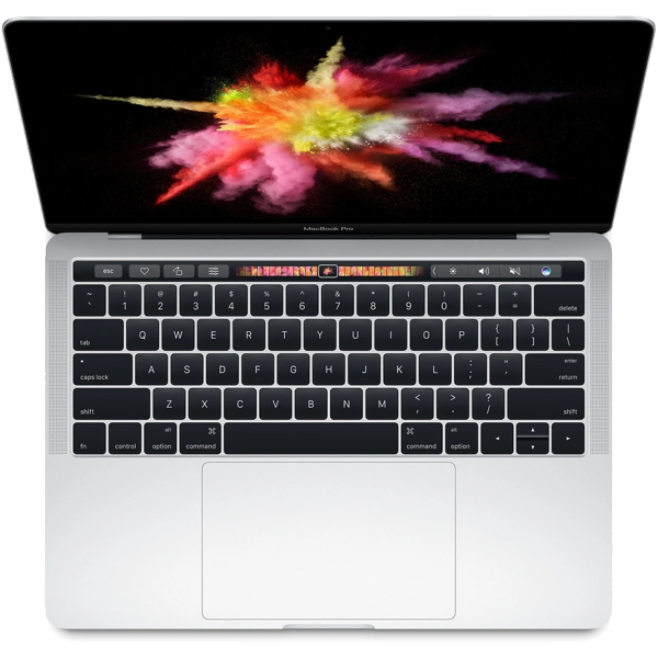 MacBook Pro 13 Zoll | Touch-Bar | Core i5 3,1 GHz | 256GB SSD | 16GB RAM | Silber (2017) | Qwerty/Azerty/Qwertz