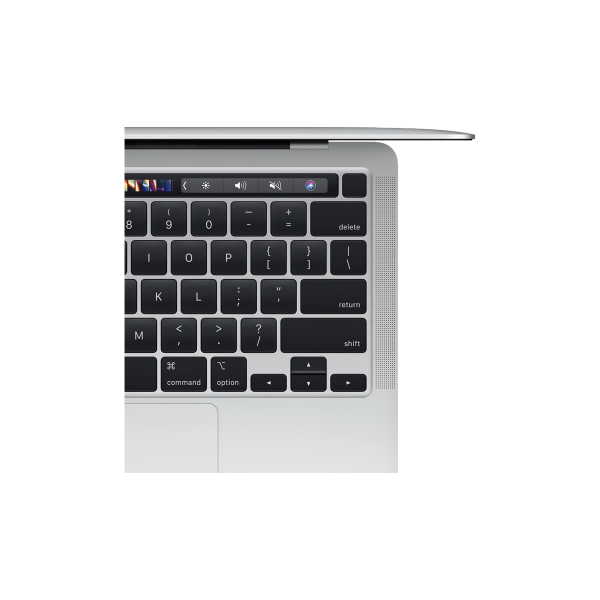 MacBook Pro 13 Zoll | Apple M1 3,2 GHz | 256-GB-SSD | 8GB RAM | Silber (2020) | Qwerty