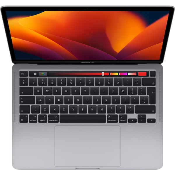 MacBook Pro 13 Zoll | Apple M2 8-core | 512 GB SSD | 16 GB RAM | Spacegrau (2022) | 24-Core GPU | Qwerty/Azerty/Qwertz