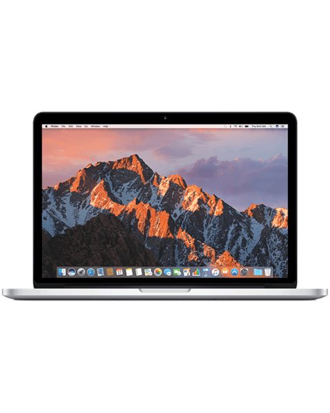 MacBook Pro 13 Zoll | Core i7 3,1 GHz | 256 GB SSD | 8 GB RAM | Silber (Anfang 2015) | Qwerty