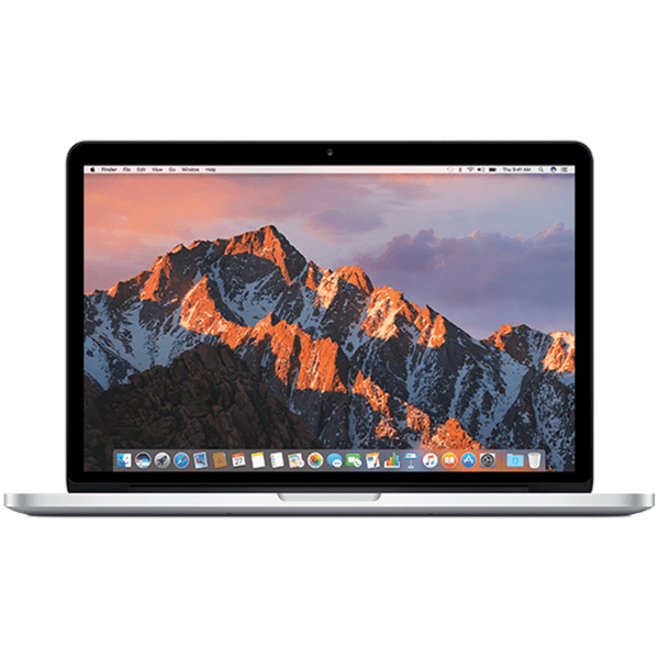 MacBook Pro 13 Zoll | Core i5 2,7 GHz | 128 GB SSD | 8 GB RAM | Silber (Anfang 2015) | Qwertz