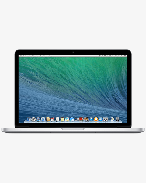 MacBook Pro 13 Zoll | Core i5 2,6 GHz | 128 GB SSD | 8 GB RAM | Silber (Mitte 2014) | Qwerty