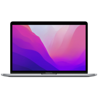 MacBook Pro 13 Zoll | Touch Bar | Apple M2 8-core | 256 GB SSD | 8 GB RAM | Spacegrau (2022) | Qwerty