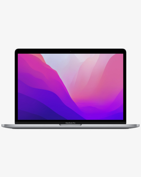 MacBook Pro 13 Zoll | Touch Bar | Apple M2 8-core | 256 GB SSD | 8 GB RAM | Spacegrau (2022) | Qwerty