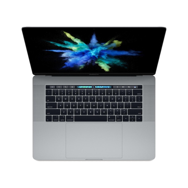 Macbook Pro 15 Zoll | Touch Bar | Core i7 2.8 GHz | 256 GB SSD | 16 GB RAM | Spacegrau (2017) | Qwerty