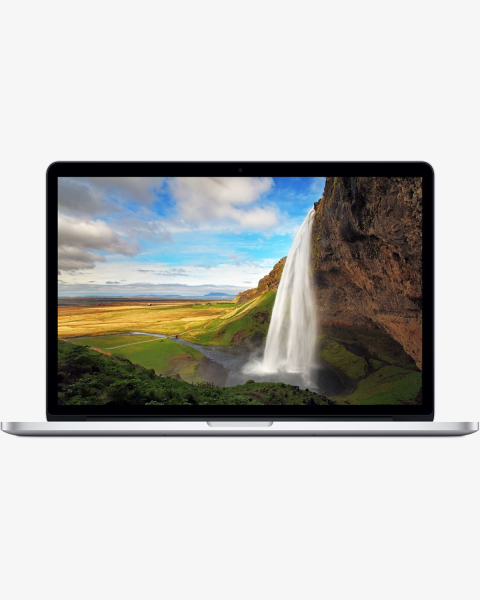 MacBook Pro 15 Zoll | Core i7 2.2 GHz | 512 GB SSD | 16 GB RAM | Silber (Mitte 2015) | Retina | Qwerty