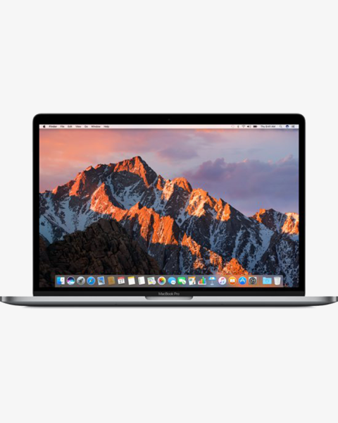 MacBook Pro 15 Zoll | Touch Bar | Core i7 2.6 GHz | 256 GB SSD | 16 GB RAM | Spacegrau (2016) | Qwerty