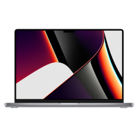 MacBook Pro 16 Zoll | Apple M1 Pro 10-core | 512 GB SSD | 32 GB RAM | Spacegrau (2021) | 16-core GPU | Qwerty