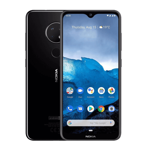 Refurbished Nokia 6.2 | 64GB | Schwarz | Dual