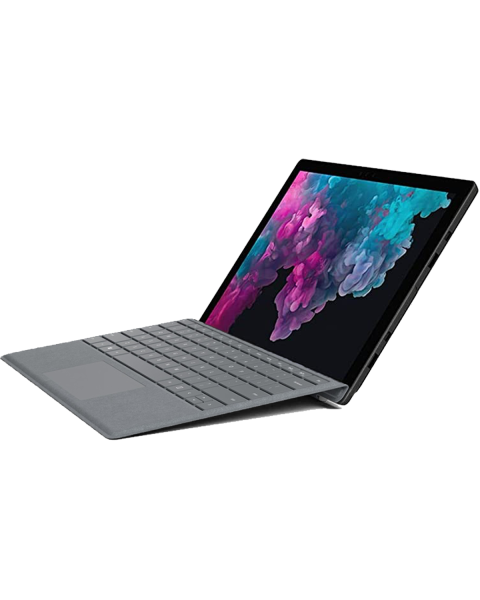 Refurbished Microsoft Surface Pro 5 | 12,3 Zoll | 7. Generation i5 | 128GB SSD | 4GB RAM | Grau QWERTY Tastatur | Ohne Stift