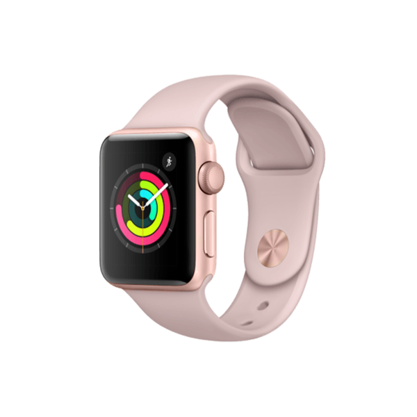 Refurbished Apple Watch Serie 1 | 42mm | Aluminium Rose Gold | Rosa Sportarmband | WiFi