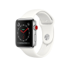 Apple Watch Series 3 | 42mm | Stainless Steel Case Zilver | Wit sportbandje | GPS | WiFi + 4G