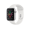 Apple Watch Series 5 | 44mm | Aluminium Case Zilver | Wit sportbandje | GPS | WiFi + 4G