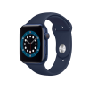 Refurbished Apple Watch Serie 6 | 44mm | Aluminium Blau | Blaues Sportarmband | GPS | WiFi