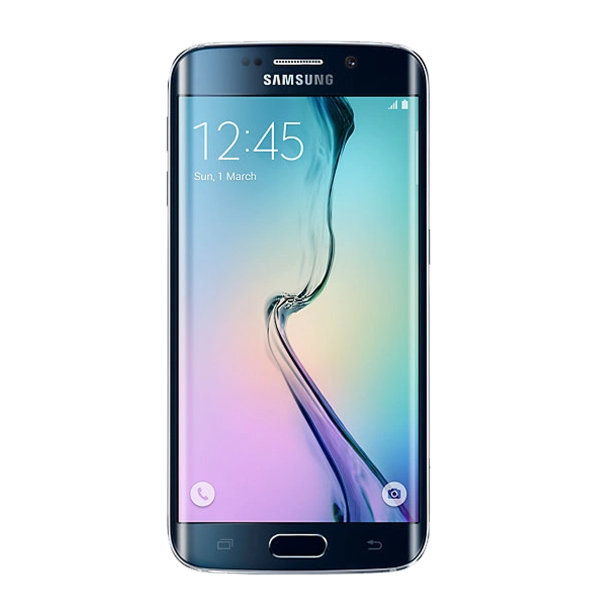 Refurbished Samsung Galaxy S6 Edge 64 GB Schwarz