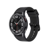 Refurbished Galaxy Watch6 Classic | 43mm | Stainless steel Schwarz | Schwarz Hybrid Eco-Leather Armband | GPS | WiFi + 4G