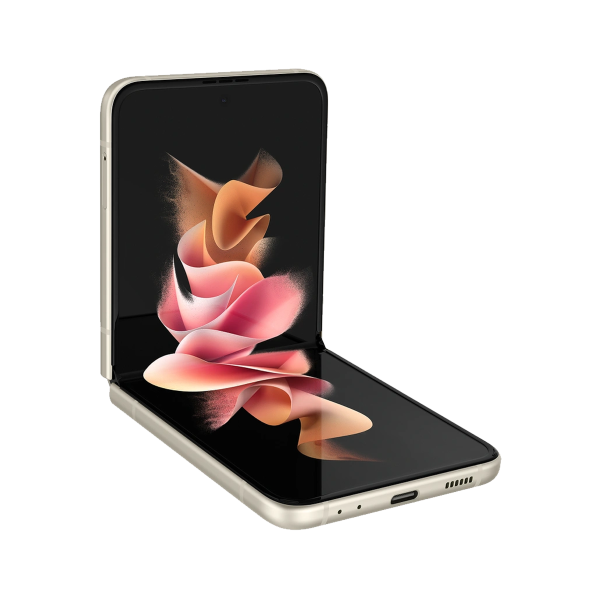 Refurbished Samsung Galaxy Z Flip3 128GB Creme | 5G