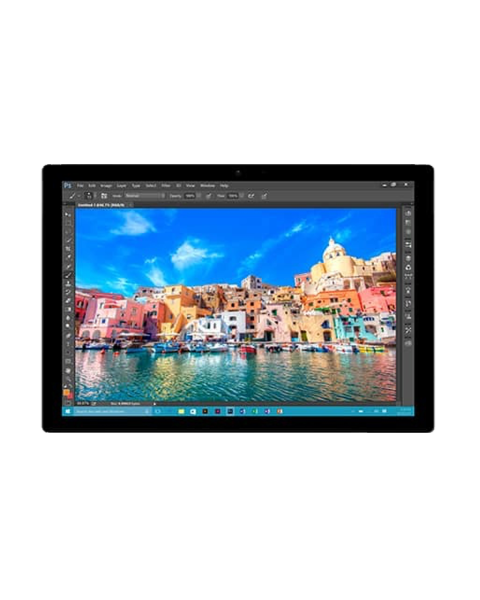 Refurbished Microsoft Surface Pro 4 | 12.3 inch | 6e generatie i5 | 128GB SSD | 4GB RAM | Virtuell Toetsenbord | Ohne Pen