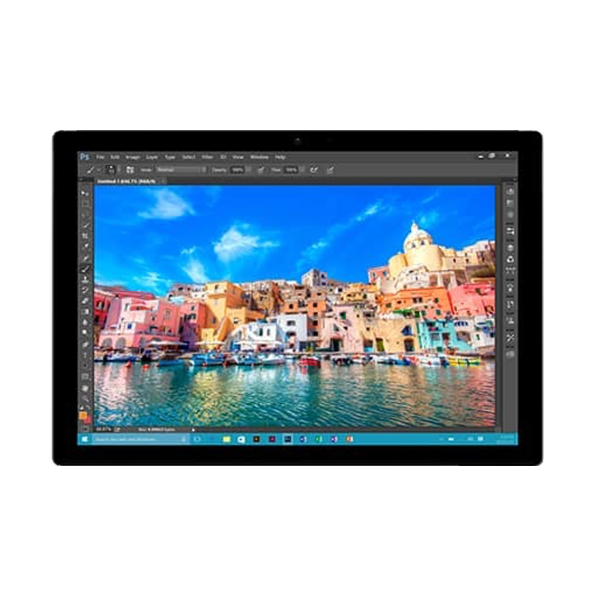 Refurbished Microsoft Surface Pro 4 | 12,3 Zoll | 6. Generation i7 | 256GB SSD | 8GB RAM | Virtuelle Tastatur | Exklusiver Stift 