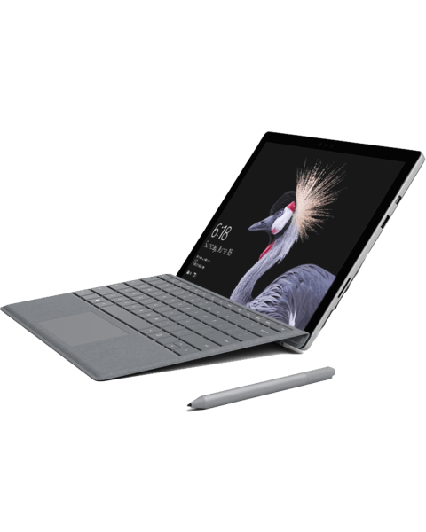 Microsoft Surface Pro 4 | 12.3 inch | 6e generatie i5 | 128GB SSD | 4GB RAM | Grijs QWERTY toetsenbord | Exclusief Pen
