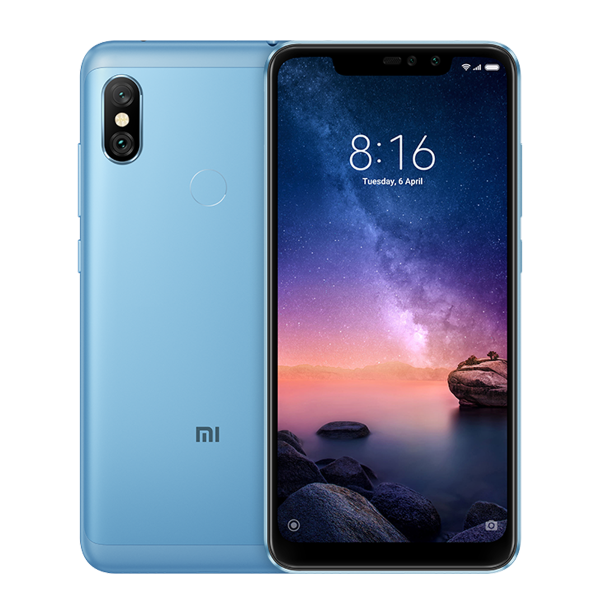 Refurbished Xiaomi Redmi Note 6 Pro | 64GB | Blau | Dual