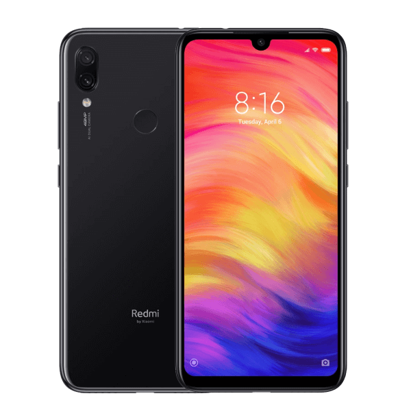 Refurbished Xiaomi Redmi Note 7 | 128GB | Schwarz | Dual