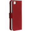Echtleder Klapphülle Rot für iPhone 5 / 5s / SE