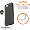 Outback Backcover iPhone SE (2020) / 8 / 7 / 6(s) - Zwart - Zwart / Black