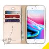 Goldfarbenes TPU Klapphülle für das iPhone SE (2022 / 2020) / 8 / 7 / 6(s)