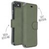 Xtreme Wallet Booktype iPhone SE (2020) / 8 / 7 - Lichtgroen - Lichtgroen / Light Green
