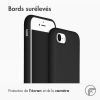 Liquid Silikoncase Schwarz für das iPhone SE (2022 / 2020) / 8 / 7