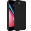 Liquid Silikoncase Schwarz für das iPhone SE (2022 / 2020) / 8 / 7