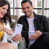 Liquid Silikoncase Lila für das iPhone SE (2022 / 2020) / 8 / 7